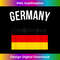 Germany T-shirt German Flag Tee Vacation & Travel Gift - PNG Transparent Digital Download File for Sublimation