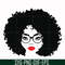 OTH0001-Afro puff svg, woman with glasses svg, png, dxf, eps file OTH0001.jpg
