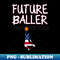 Basketball shirt Future Baller USA Flag - PNG Transparent Sublimation File - Revolutionize Your Designs