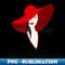 Lady in red - Exclusive PNG Sublimation Download - Revolutionize Your Designs