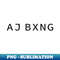 AJ BXNG Anthony Joshua - Premium Sublimation Digital Download