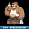 Bear hugs and beer jugs  Gay Bear - Sublimation-Ready PNG File