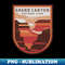 Grand Canyon National Park Travel Emblem - Sublimation-Ready PNG File