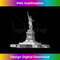 Cool New York City Statue of Liberty Skyline Sketch Drawing - Signature Sublimation PNG File