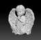 3D Model STL file Bas-relief angel