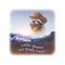 rootin shootin but mostly tootin cowboy raccoon word art.png