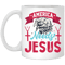 Eagle Icon, American Needs Jesus, American Eagle, Jesus Love Gift White Mug.jpg