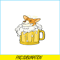 BEER28102376-Corgi Dog Beer Drinking PNG Drinking Party PNG Corgi And Beer PNG.png