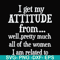 FN00077-I get my attitude from well pretty much all of the women I am related to svg, png, dxf, eps file FN00077.jpg