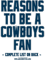 No Reasons To Be a Dallas Cowboys Fan, Cowboys Suck, Funny Gag Gift.png