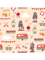 Vintage caravans on a campsite repeat pattern.png