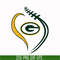 NFL0210205L-Green Bay Packers heart svg, Packers heart svg, Nfl svg, png, dxf, eps digital file NFL0210205L.jpg