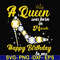 BD0015-A queen was born in March svg, birthday svg, queens birthday svg, queen svg, png, dxf, eps digital file BD0015.jpg