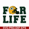 NFL02102027L-For life green Bay Packers svg, Packers svg, Nfl svg, png, dxf, eps digital file NFL02102027L.jpg