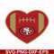 NFL0710202043L-San francisco 49ers heart svg, 49ers heart svg, Nfl svg, png, dxf, eps digital file NFL0710202043L.jpg