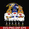 NNFL0307004-Gnomes Baltimore Ravens svg, Gnomes svg, Ravens svg, png, dxf, eps digital file NNFL0307004.jpg