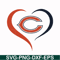 NFL111024T-Chicago Bears heart svg, Chicago Bears svg, Bears svg, Sport svg, Nfl svg, png, dxf, eps digital file NFL111024T.jpg