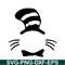 DS105122309-Black Cat With The Black Hat Monogram SVG, Dr Seuss SVG, Cat in the Hat SVG DS105122309.png
