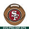 NFL2291123168-San Francisco 49ers Rugby Ball SVG PNG DXF EPS, Football Team SVG, NFL Lovers SVG NFL2291123168.png