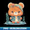 LN-13830_Cute Bear illustration Kawaii - Bear lover gift 4708.jpg