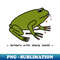 Animals with Sharp Teeth Halloween Horror Frog - Exclusive PNG Sublimation Download