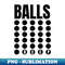 BALLS DEEP (Light Colors) - High-Resolution PNG Sublimation File