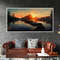 Lake Sunset Oil Painting On Canvas, Canvas Print, Ready to hang gallery wrapped nature canvas print, Lake Art, lake life oil painting style.jpg