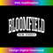 Bloomfield New Jersey T-Shirt Vacation College Style NJ USA - Modern Sublimation PNG File