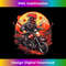 Biker Rooster Riding Motorcycle - Artistic Sublimation Digital File