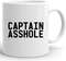 xPuffer Husband Mug Dad Cup - CAPTAIN ASSHOLE Shirt Funny Boat Sailor Husband Gift Idea Funny White Mug.jpg