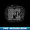 MTV - Classic Logo Music Television School Chalkboard Doodle - Stylish Sublimation Digital Download