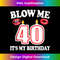 IX-20231212-9141_Mens Blow me It's my 40th Birthday Funny Candle Joke 40 years Tank Top 9160.jpg