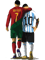 Messi Ronaldo Chit Chat Illustration Active .png