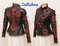 Gothic style jacket genuine leather sheepskin black red color exclusive handmade fashion designer Sofalee.jpg