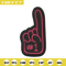 Atlanta Falcons Foam Finger embroidery design, Atlanta Falcons embroidery, NFL embroidery, Logo sport embroidery..jpg