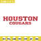 Houston Cougars logo embroidery design, NCAA embroidery, Embroidery design, Logo sport embroidery, Sport embroidery.jpg