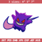 Gengar Nike embroidery design, Pokemon embroidery, nike design, anime design, anime shirt, Digital download.jpg