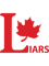 Liberal Party Canada logo Parody LIARS with Maple Trudeauout red and white HD HIGH QUALITY ONLINE ST.png