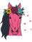 I Wear Pink for My Mom Breast Cancer Awareness Horse.png