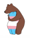 LGBTQ+ pride bears transgender flag proud mama bear white text.png