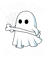 I Found This Humerus Funny Retro Halloween Boo Cute Ghost.png