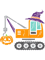 crane truck pumpkin toddler baby boys halloween kids.png