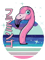 Pastel Goth Flamingo Japanese Kawaii Aesthetic Vaporwave.png