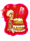 80s aesthetic berry cake letter B.png