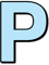 Blue letter P.png
