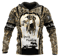 Personalized Hunting Duck Hunting With Hunting Dog - 3D Printed Pullover Hoodie