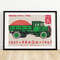 Green Truck - Matchbox Print - Aesthetic Wall Art - Vintage Art - Matchbox Wall Poster - Vintage Poster Print.jpg