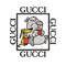 Cartoon Gucci Embroidery design, Cartoon Gucci Embroidery, cartoon design, Embroidery File, Gucci logo, Instant download.jpg