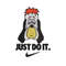 Droopy Just Rick It Embroidery design, Cartoon funny Embroidery, Logo Nike design, Embroidery file, Instant download..jpg