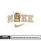 Nike mocha bear embroidery design